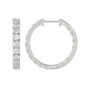 14K White Gold, flat view