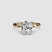 18ct Gold Ring with 1ct Oval Diamond