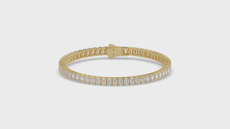 Emerald · 9 ct · Yellow gold · video
