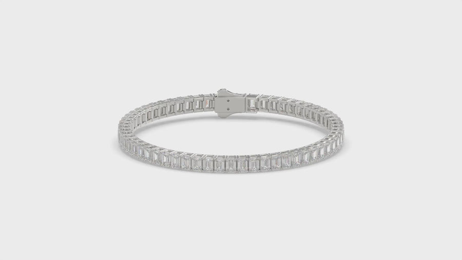 Emerald · 9 ct · White gold · video